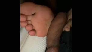 Discrete Footjob and Sex in the Cinema - Hot-Fetish