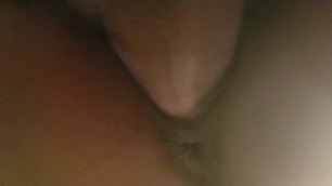 Close up of Big Dick in my GF Tight Pussy as she Rides Cowgirl