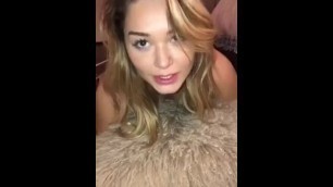 Rough Solo Scene with Hot Blonde Fucking Hard