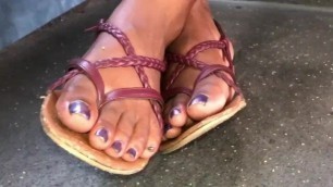 Sexy Purple Toes
