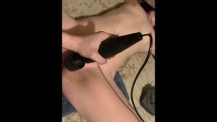 BAD DRAGON DILDO AND FISTING IN SLUTS PUSSY