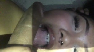 Pierced Asian Loves to Suck Dick