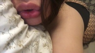 (EROTIC ASMR) MULTIPLE ORGASMS BY HUMPING BED! SUPER HORNY TEEN