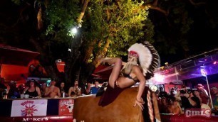 Naked Bull Riding Sluts Fantasy Fest Uncensoreed