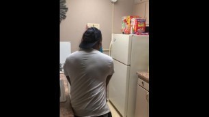 Larry gives Estelle 50 Smacks on her Ass for not Cleaning the Kitchen