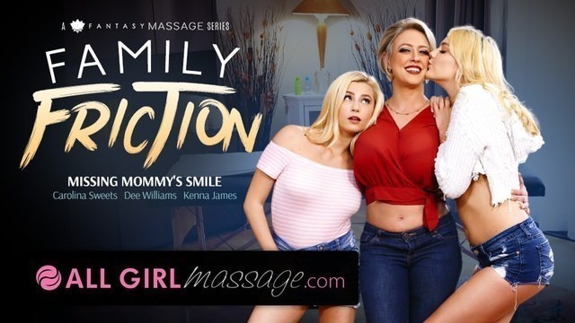 AllGirlMassage Lesbian Step-Daughters Massage MILF Mommy!