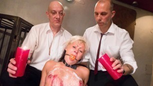 LETSDOEIT - German Blonde Babe BDSM Bondage Threesome