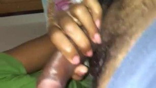 Bhabi giving blowjob in my room