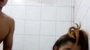 thai couple sex in bathroom